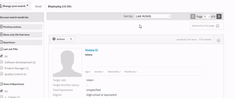 Talentera Applicant Tracking System