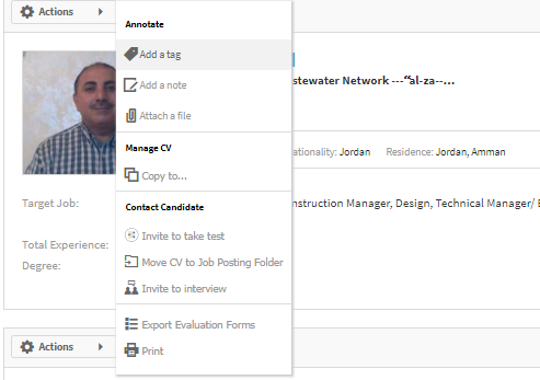 Talentera Applicant Tracking System