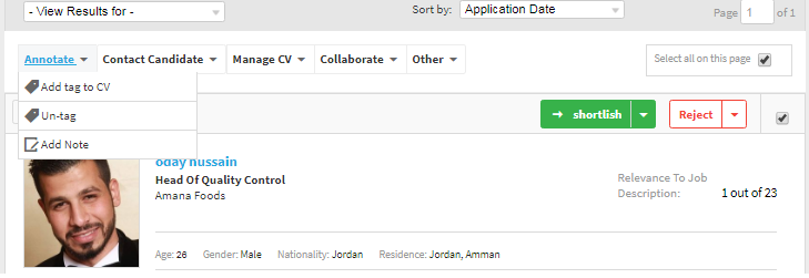 Talentera Applicant Tracking System