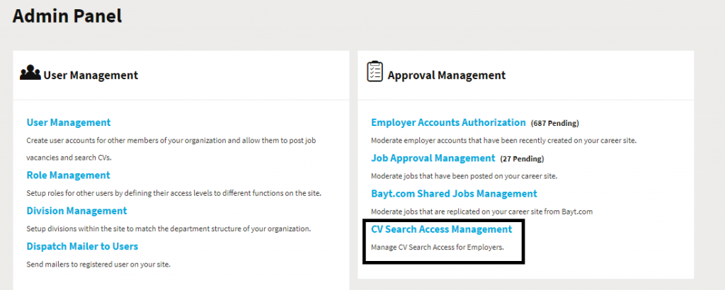 New Customized CV Search Access for Employers - Talentera