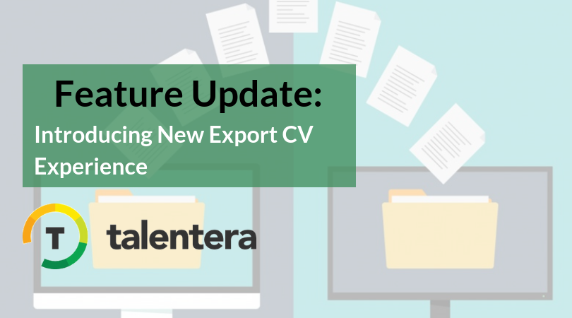 Talentera ATS New Export CV Experience