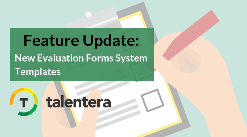Talentera New Evaluation Forms System Templates