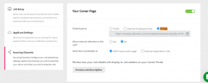 Talentera Applicant Tracking System