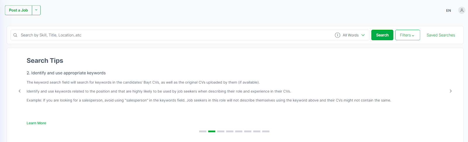 Enhanced CV Search | Talentera
