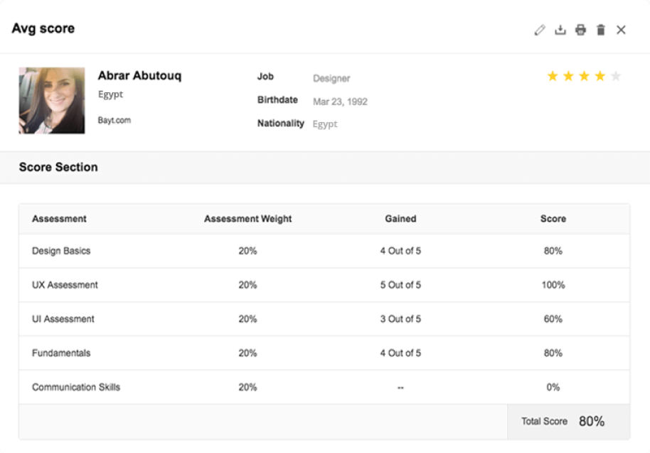 Recruiter-Feedback Talentera ATS
